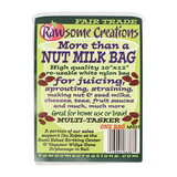 Rawsome Creations 229027 Strain & Drain Nylon Nut Milk Bag