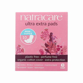 Natracare Ultra EXTRA Super Liners with Wings 10 count