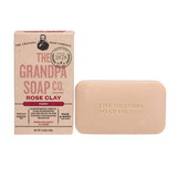 The Grandpa Soap 230738 Rose Clay Bar Soap 4.25 oz.