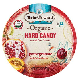 Torie & Howard 231001 Pomegranate & Nectarine Hard Candy 2 oz.