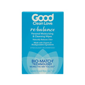 Good Clean Love ReBalance Pleasure Wipes 12 wipes