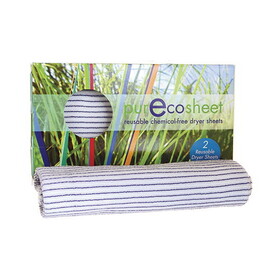 PurEcosheet Reusable Chemical-Free Dryer Sheets 2 count