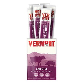 Vermont Smoke & Cure Chipotle Beef & Pork Sticks 24 (1 oz.) sticks per box
