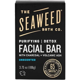 The Seaweed Bath Purifying Detox Unscented Facial Bar 3.75 oz.