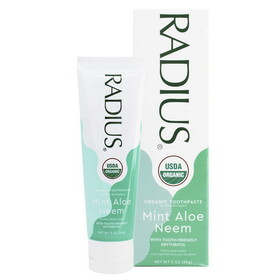Radius Organic Mint Aloe Neem Toothpaste 3 oz.
