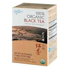 Prince Of Peace 100% Organic Black Tea 20 tea bags