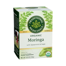 Traditional Medicinals Organic Moringa Tea with Spearmint & Sage