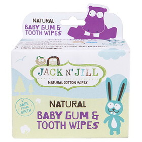 Jack N' Jill Natural Baby Gum & Tooth Wipes 25 count