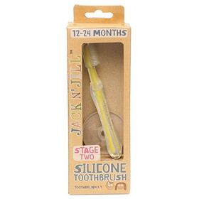 Jack N' Jill Kids Silicone Toothbrush Stage 2 (12 to 24 months) Toothbrush