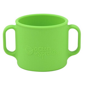 green sprouts 232642 Green Silicone Learning Cup 7 oz.