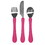 green sprouts Pink Learning Cutlery Set