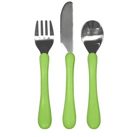 green sprouts 232656 Green Learning Cutlery Set