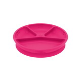 green sprouts Pink 4-Section Suctioned Learning Plate
