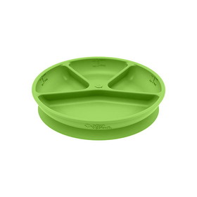 green sprouts 232658 Green 4-Section Suctioned Learning Plate