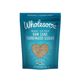 Wholesome Sweeteners Organic Raw Cane Turbinado Sugar 24 oz.