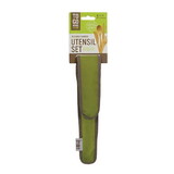 To-Go Ware Avocado Green Reusable RePEaT Bamboo Utensil Set