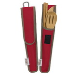 To-Go Ware 233312 Cayenne Red Reusable RePEaT Bamboo Utensil Set