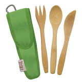 To-Go Ware 233317 Kiwi Green Reusable RePEaT Utensil Sets for Kids