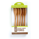 To-Go Ware Reusable Bamboo Forks 5 count