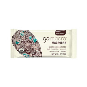GoMacro 233450 Dark Chocolate + Almonds MacroBars 12 (2.3 oz.)
