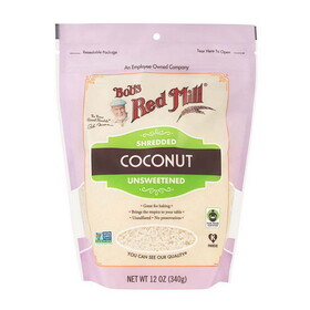 Bob's Red Mill Unsweetened Shredded Coconut 12 oz.