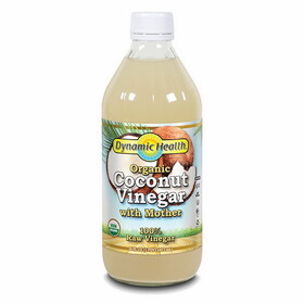Dynamic Health Organic Coconut Vinegar with the Mother (Glass) 16 fl. oz.