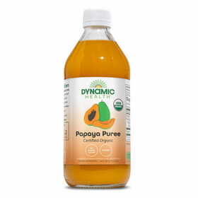Dynamic Health 234068 Organic Papaya Puree Juice (Glass)