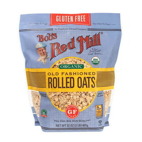 Bob's Red Mill Gluten-Free Organic Old Fashioned Rolled Oats 32 oz. bag