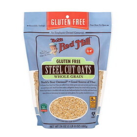 Bob's Red Mill Gluten-Free Steel Cut Oats 24 oz. resealable bag