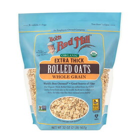 Bob's Red Mill Organic Thick Rolled Oats 32 oz. resealable bag