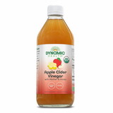 Dynamic Health Organic Raw Apple Cider Vinegar with the Mother & Honey (Glass) 16 fl. oz.