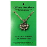 Aromatherapy Accessories 234308 Lotus Diffuser Necklace 24