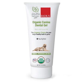 Radius Organic Xylitol-Free Dental Gel Canine Toothpaste 3 oz.