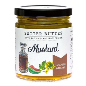 Sutter Buttes Beer with Jalapeno Whiskey Gourmet Mustard 9 oz.
