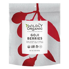 Wildly Organic Dehydrated Goji Berries 8 oz.