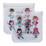 Full Circle Girl Heroes Non-Gusset Sandwich Bag 8 x 8