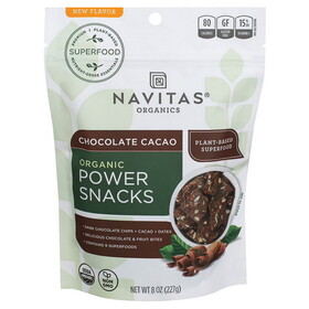 Navitas Organics Chocolate Cacao Power Snacks 8 oz.