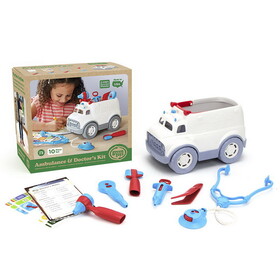 Green Toys 235901 Ambulance and Doctor's Kit
