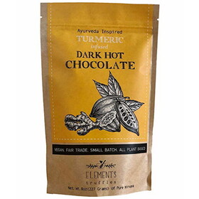 Elements Truffles Turmeric Infused Dark Chocolate Hot Chocolate