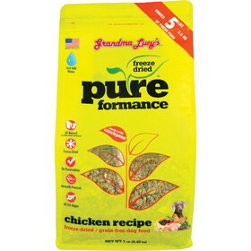 Grandma Lucy's Freeze-Dried Chicken Pureformance Dog Food 1 lb.