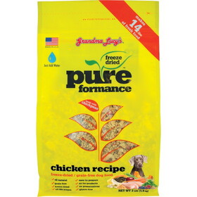 Grandma Lucy's Freeze-Dried Chicken Pureformance Dog Food 3 lb.