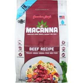 Grandma Lucy's Beef Mancanna Freeze-Dried Beef Dog Food 3 lb.