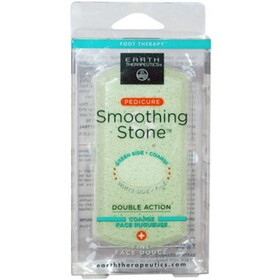 Earth Therapeutics Foot Therapy Pedicure Smoothing Stone, Dual Surface