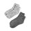 Earth Therapeutics Foot Therapy Aloe Socks, Grey 2 pack