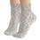 Earth Therapeutics Foot Therapy Aloe Socks, Grey 2 pack