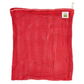 ECOBAGS Organic Cotton Chili Net Drawstring Reusable Bag