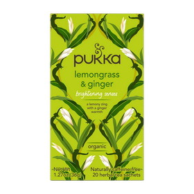 Pukka Lemongrass &amp; Ginger Herbal Teas 20 tea sachets
