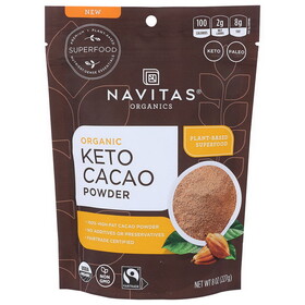 Navitas Organics Keto Cacao Powder 8 oz.