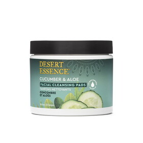 Desert Essence Cucumber &amp; Aloe Cleansing Pads 50 count