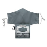 Chicobag 236772 Washable Face Mask with Storage Pouch, Slate Gray